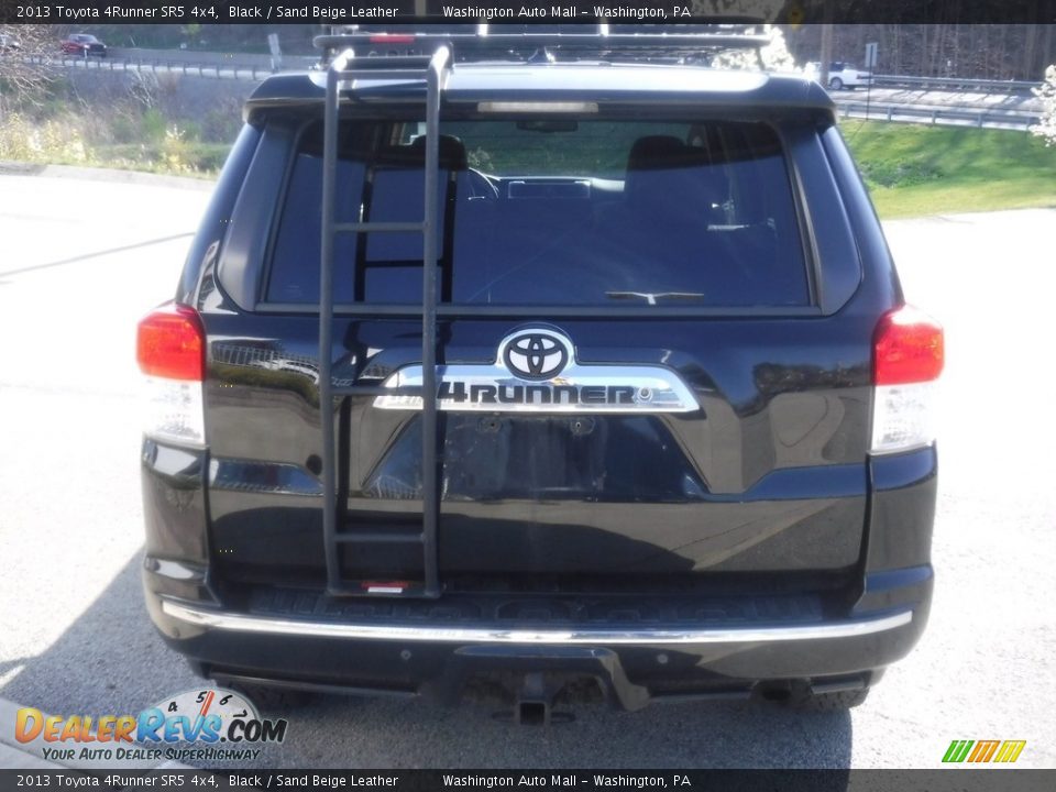 2013 Toyota 4Runner SR5 4x4 Black / Sand Beige Leather Photo #16