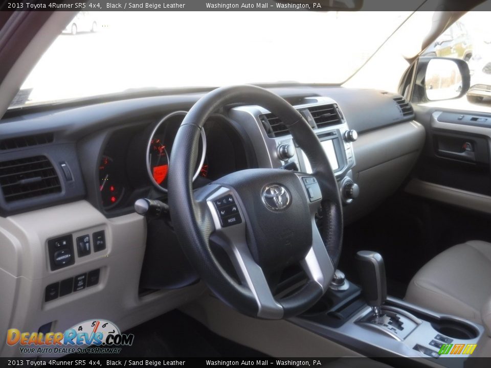 2013 Toyota 4Runner SR5 4x4 Black / Sand Beige Leather Photo #20