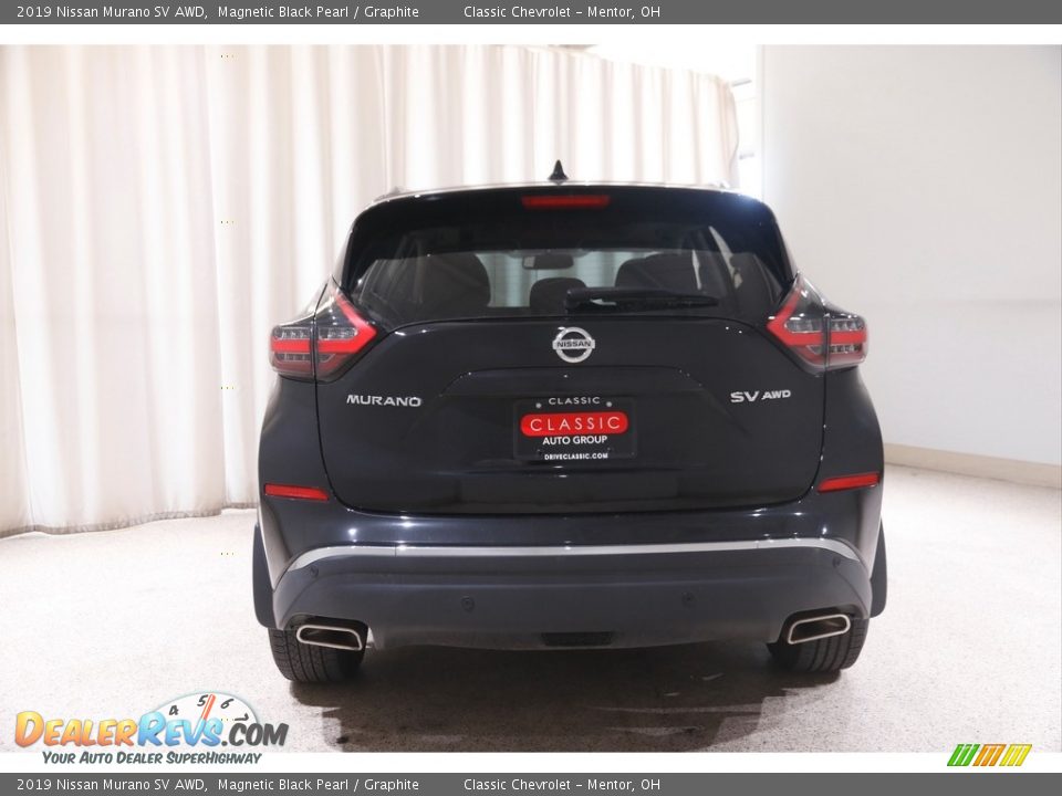 2019 Nissan Murano SV AWD Magnetic Black Pearl / Graphite Photo #18