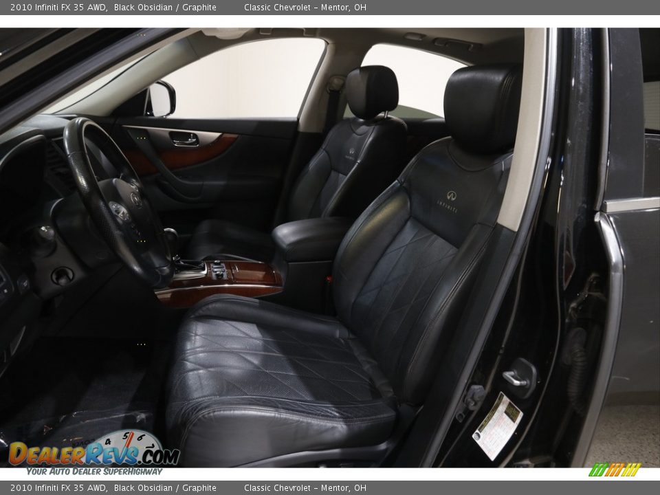 2010 Infiniti FX 35 AWD Black Obsidian / Graphite Photo #5