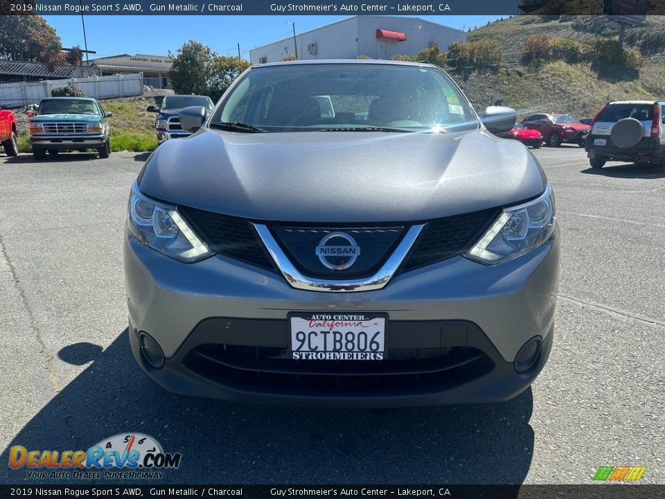 2019 Nissan Rogue Sport S AWD Gun Metallic / Charcoal Photo #2