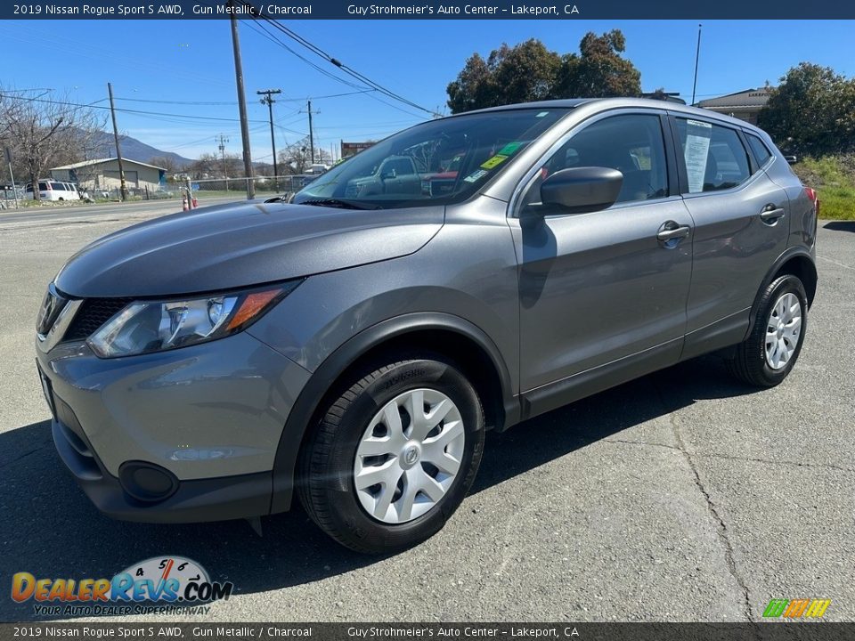 2019 Nissan Rogue Sport S AWD Gun Metallic / Charcoal Photo #3