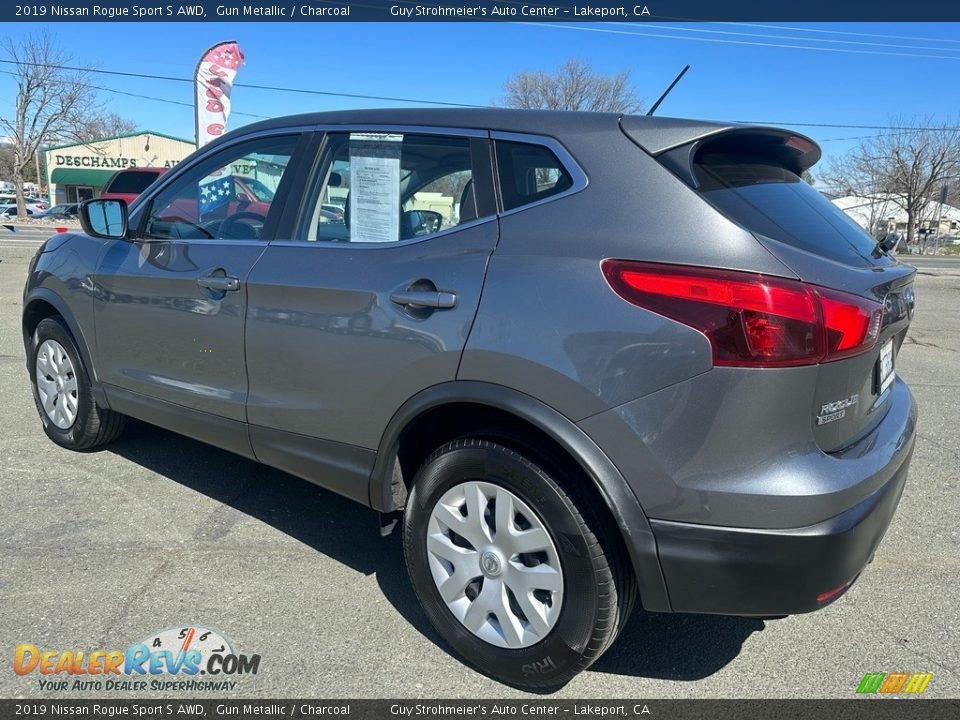 2019 Nissan Rogue Sport S AWD Gun Metallic / Charcoal Photo #4