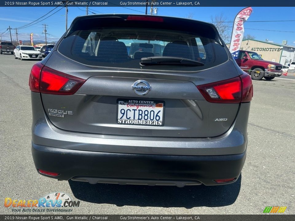 2019 Nissan Rogue Sport S AWD Gun Metallic / Charcoal Photo #5