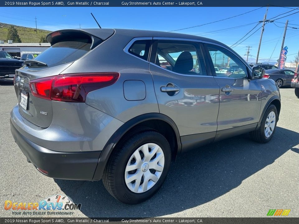 2019 Nissan Rogue Sport S AWD Gun Metallic / Charcoal Photo #6