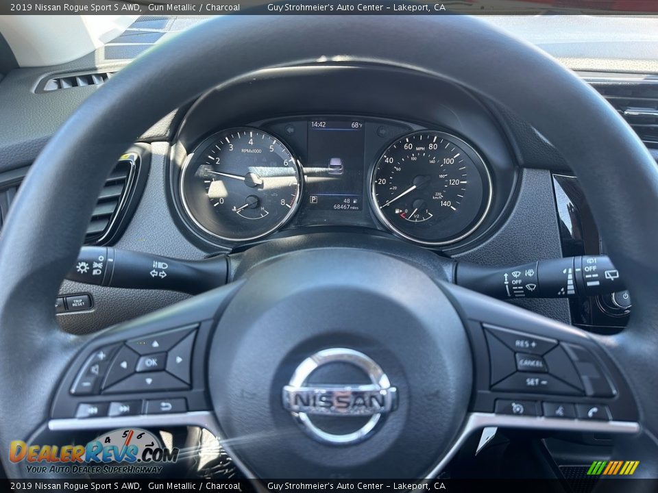 2019 Nissan Rogue Sport S AWD Gun Metallic / Charcoal Photo #8