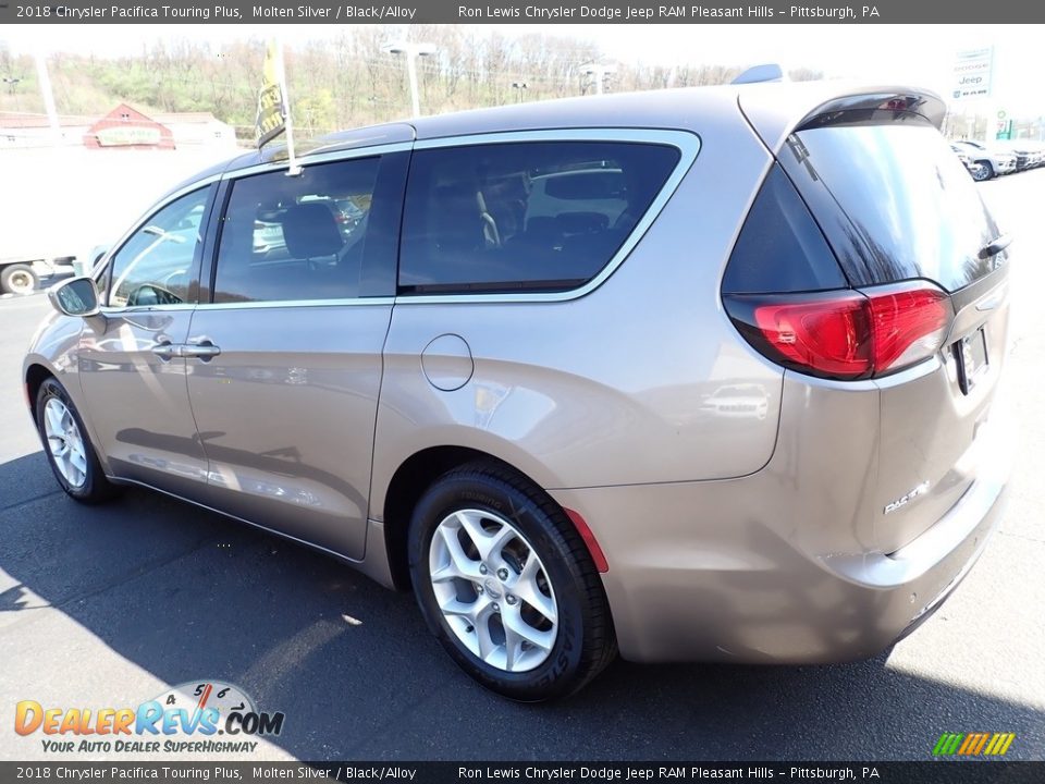 2018 Chrysler Pacifica Touring Plus Molten Silver / Black/Alloy Photo #3