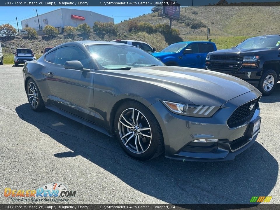 2017 Ford Mustang V6 Coupe Magnetic / Ebony Photo #1