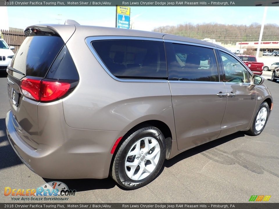 2018 Chrysler Pacifica Touring Plus Molten Silver / Black/Alloy Photo #6