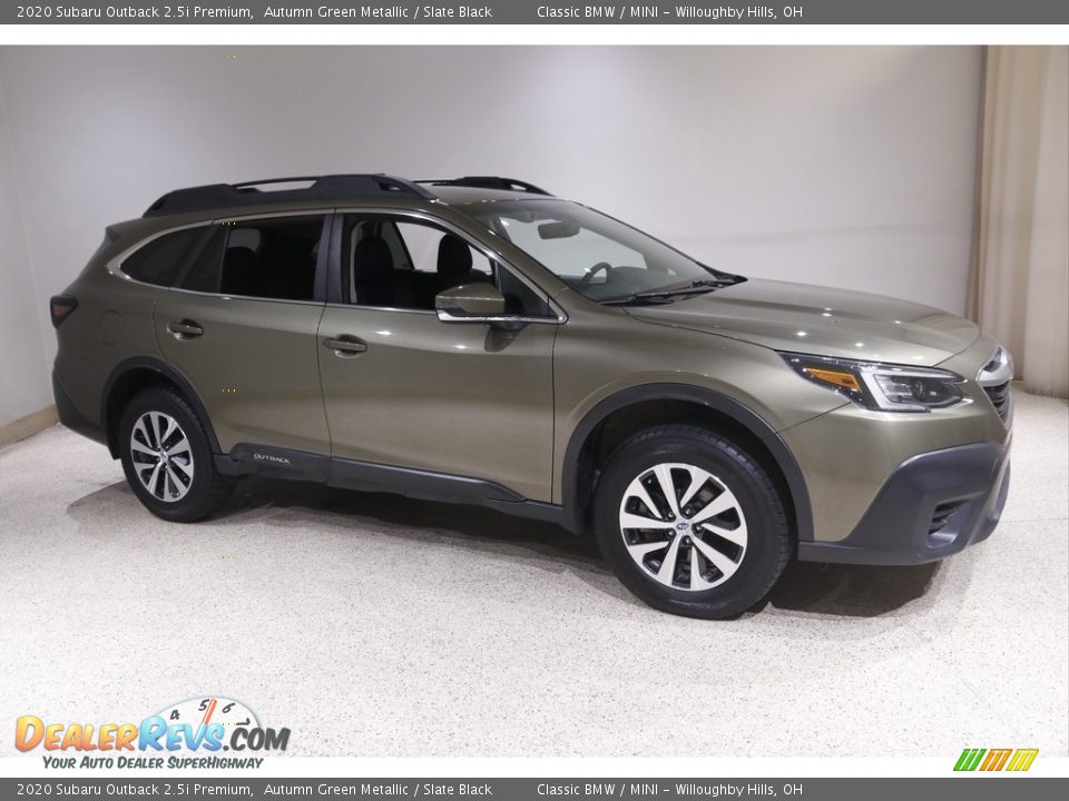 2020 Subaru Outback 2.5i Premium Autumn Green Metallic / Slate Black Photo #1