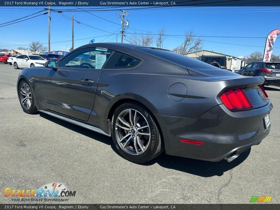 2017 Ford Mustang V6 Coupe Magnetic / Ebony Photo #4