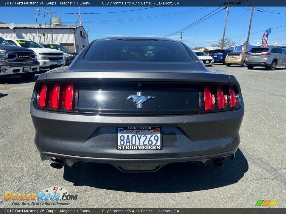 2017 Ford Mustang V6 Coupe Magnetic / Ebony Photo #5