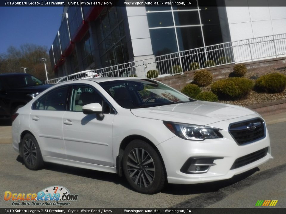 2019 Subaru Legacy 2.5i Premium Crystal White Pearl / Ivory Photo #1