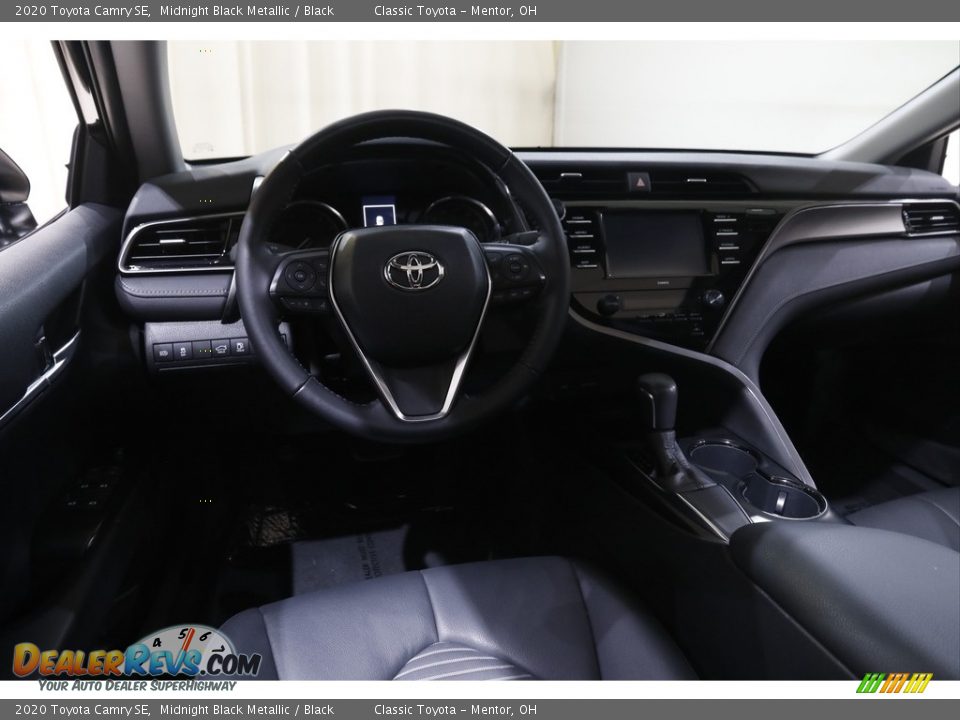 2020 Toyota Camry SE Midnight Black Metallic / Black Photo #6