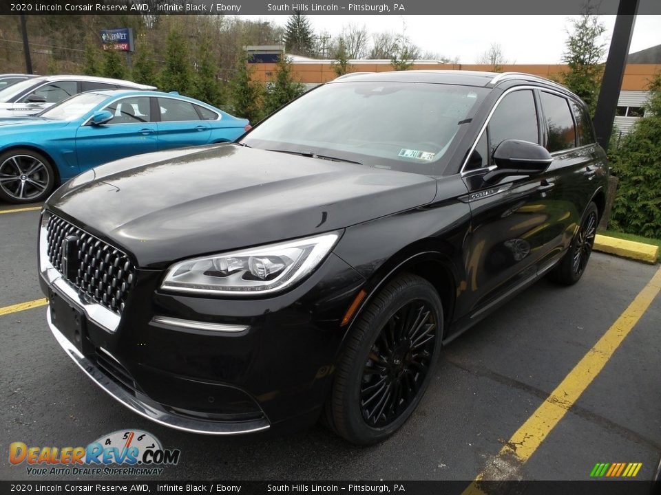 2020 Lincoln Corsair Reserve AWD Infinite Black / Ebony Photo #1