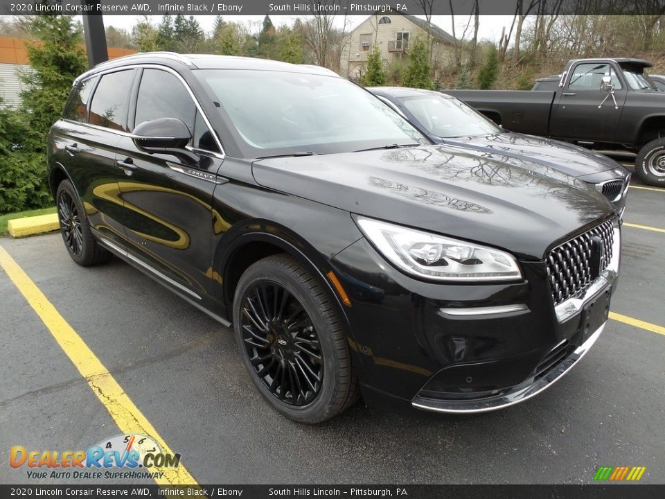 2020 Lincoln Corsair Reserve AWD Infinite Black / Ebony Photo #4