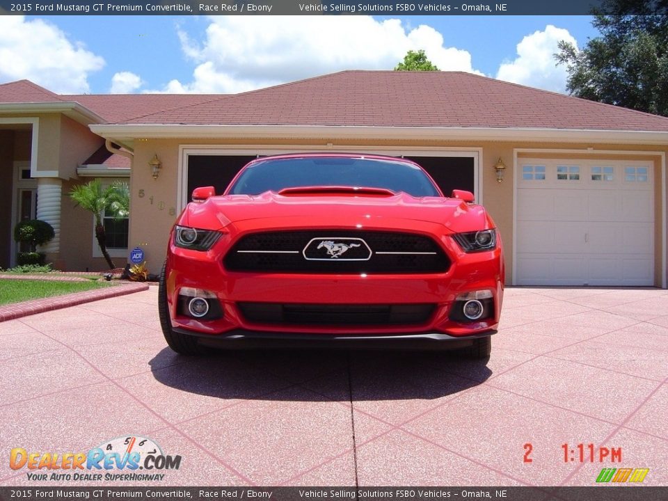 2015 Ford Mustang GT Premium Convertible Race Red / Ebony Photo #2