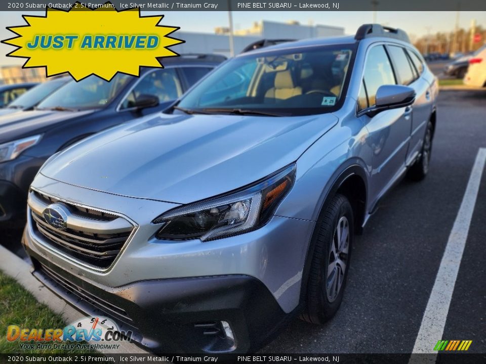 2020 Subaru Outback 2.5i Premium Ice Silver Metallic / Titanium Gray Photo #1