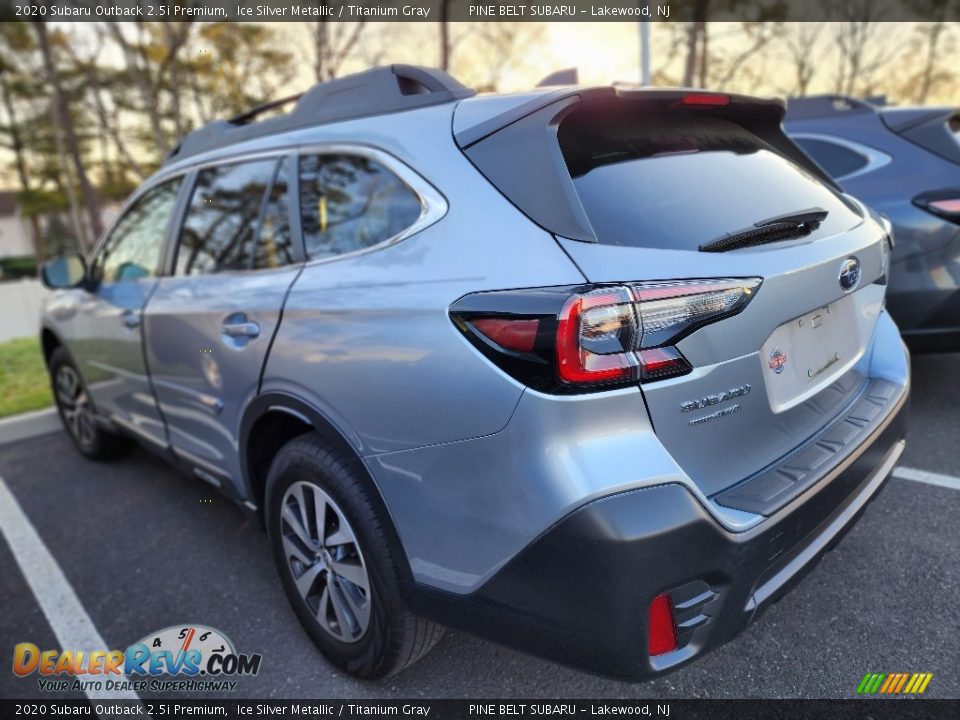 2020 Subaru Outback 2.5i Premium Ice Silver Metallic / Titanium Gray Photo #6