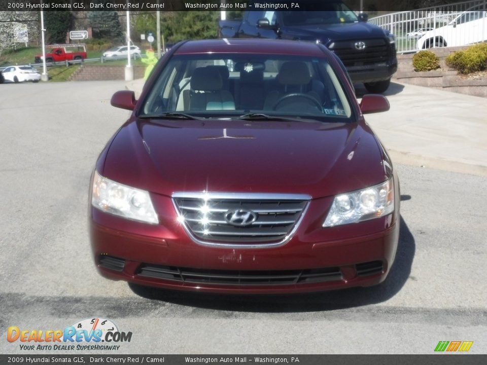 2009 Hyundai Sonata GLS Dark Cherry Red / Camel Photo #9