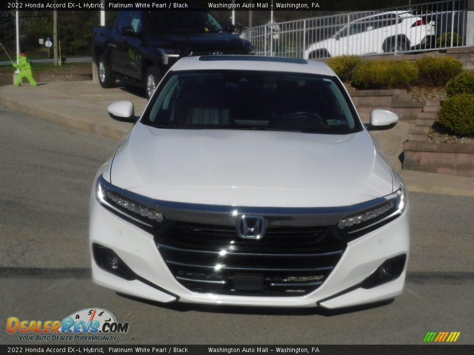 2022 Honda Accord EX-L Hybrid Platinum White Pearl / Black Photo #12