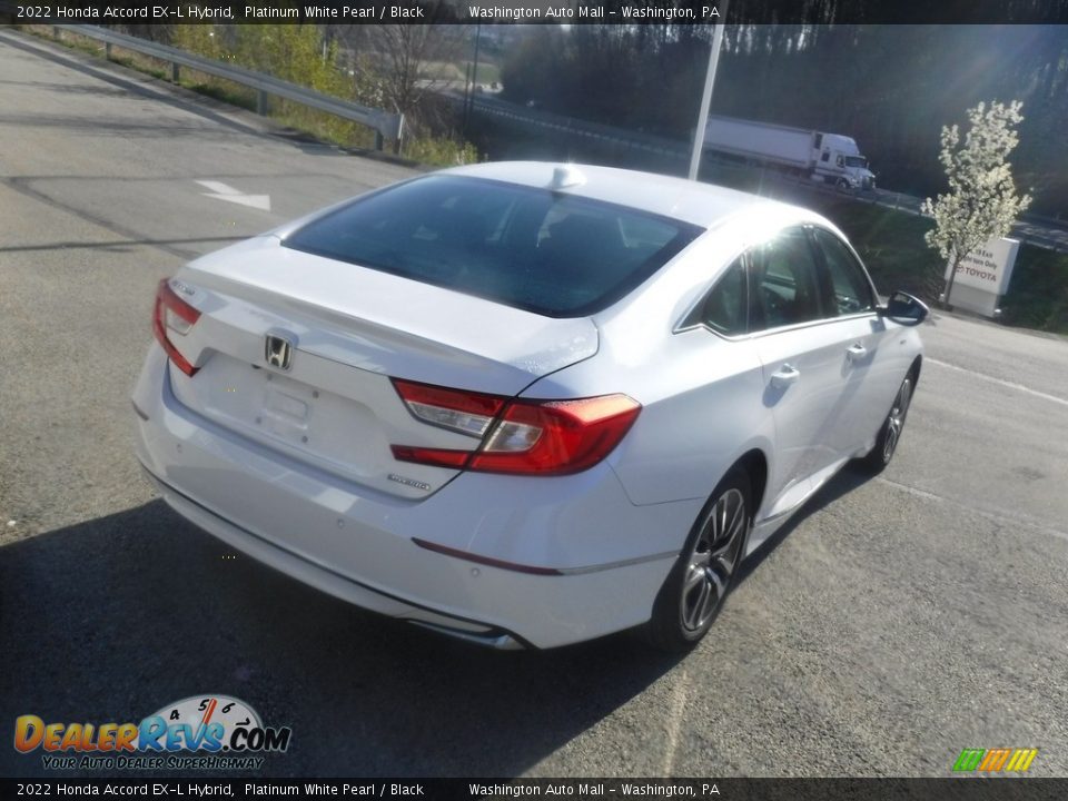 2022 Honda Accord EX-L Hybrid Platinum White Pearl / Black Photo #16