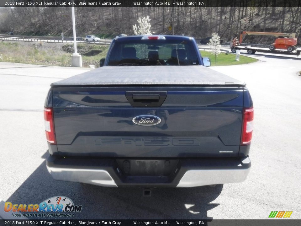 2018 Ford F150 XLT Regular Cab 4x4 Blue Jeans / Earth Gray Photo #16