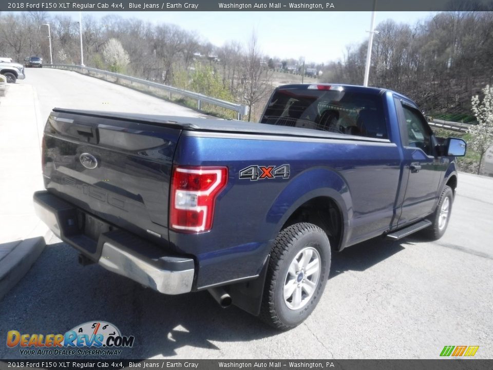 2018 Ford F150 XLT Regular Cab 4x4 Blue Jeans / Earth Gray Photo #19