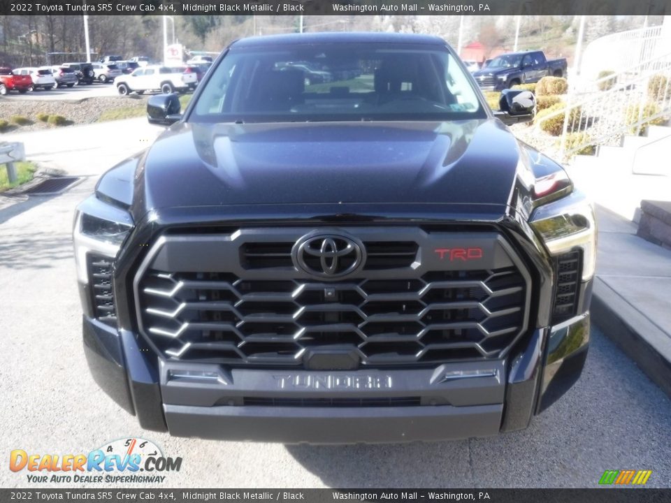 2022 Toyota Tundra SR5 Crew Cab 4x4 Midnight Black Metallic / Black Photo #13