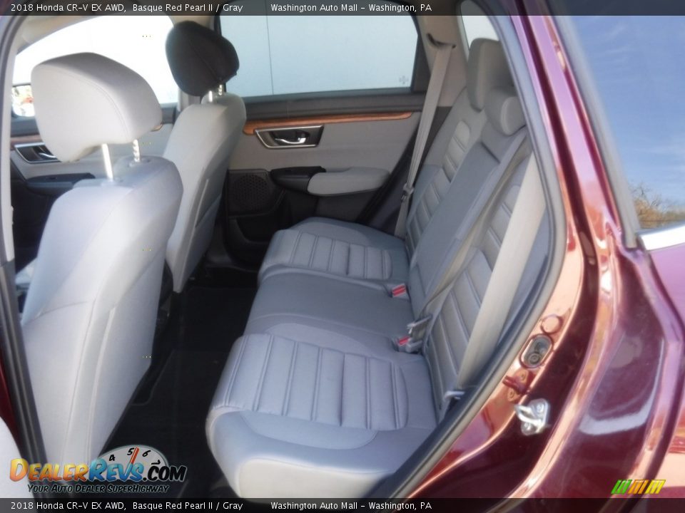 2018 Honda CR-V EX AWD Basque Red Pearl II / Gray Photo #25