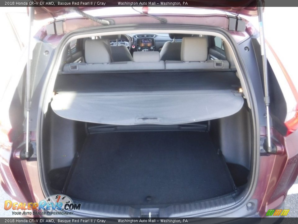 2018 Honda CR-V EX AWD Basque Red Pearl II / Gray Photo #26