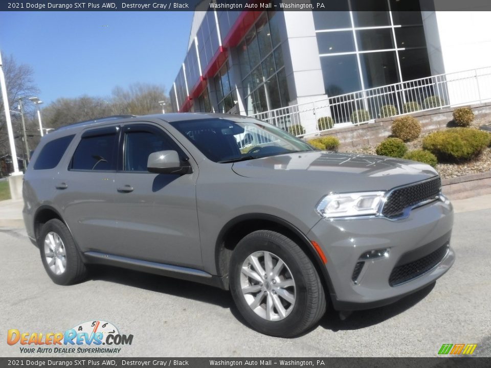 2021 Dodge Durango SXT Plus AWD Destroyer Gray / Black Photo #1