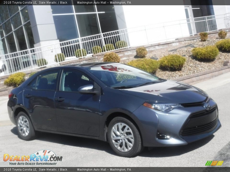 2018 Toyota Corolla LE Slate Metallic / Black Photo #1