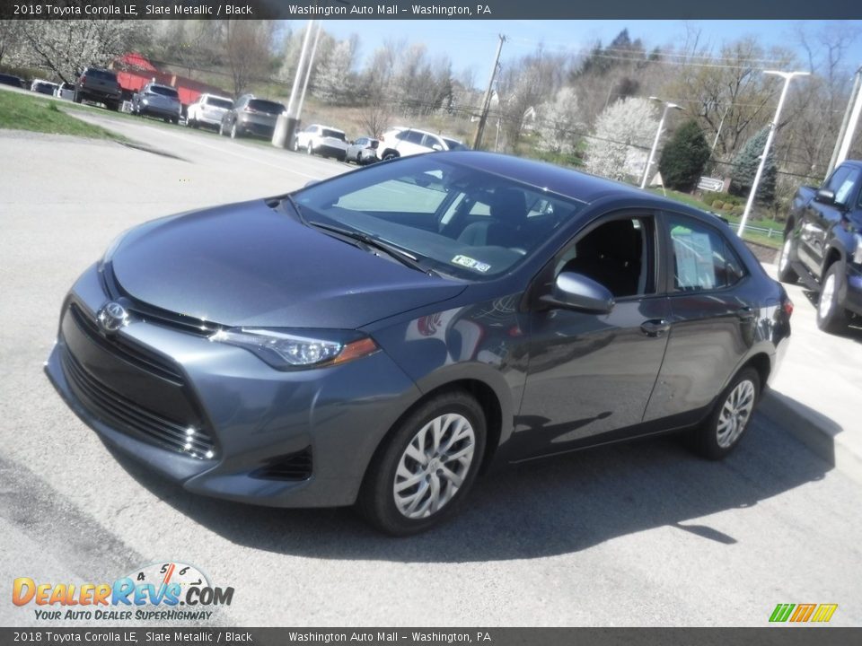 2018 Toyota Corolla LE Slate Metallic / Black Photo #10