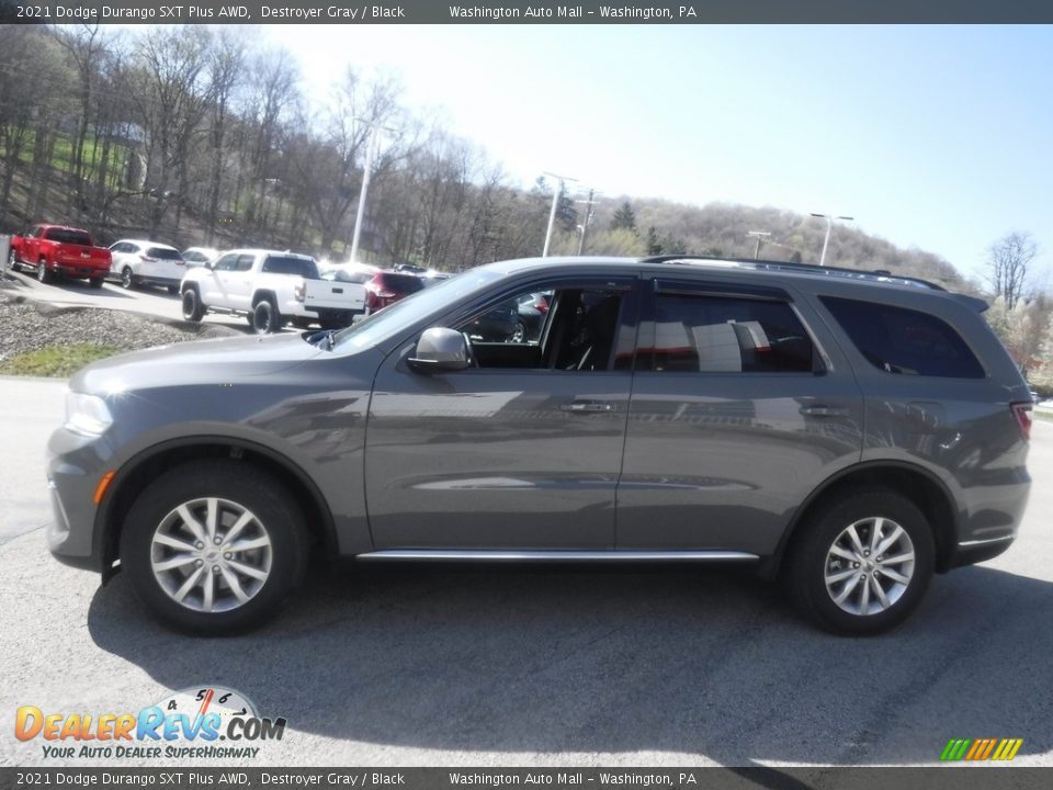 2021 Dodge Durango SXT Plus AWD Destroyer Gray / Black Photo #14