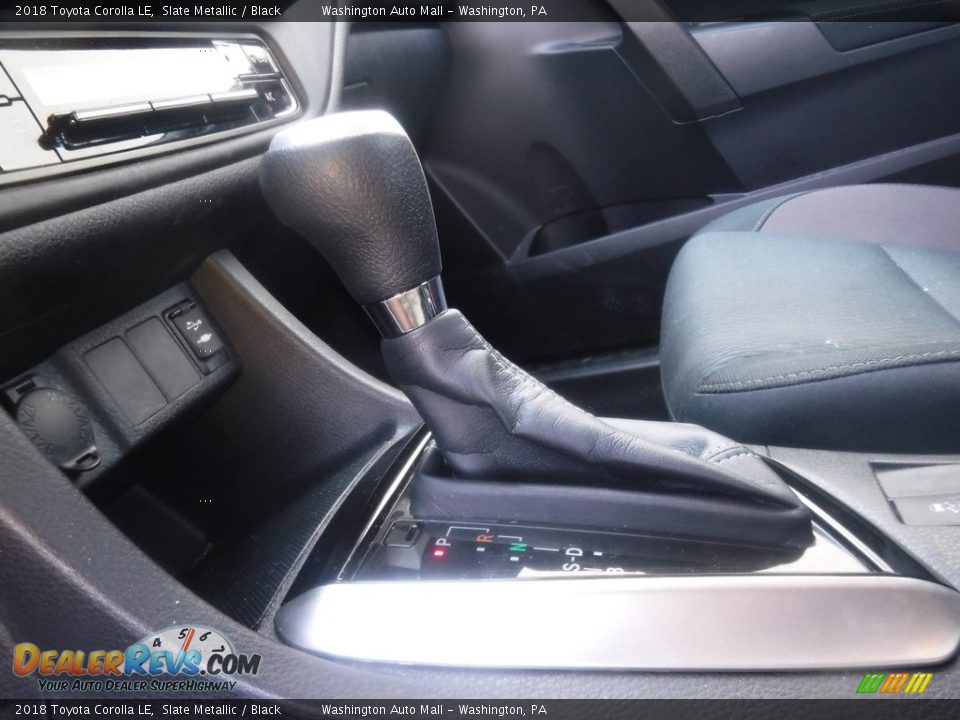 2018 Toyota Corolla LE Slate Metallic / Black Photo #18