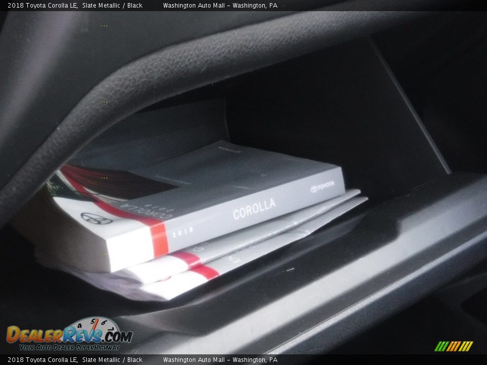 2018 Toyota Corolla LE Slate Metallic / Black Photo #21