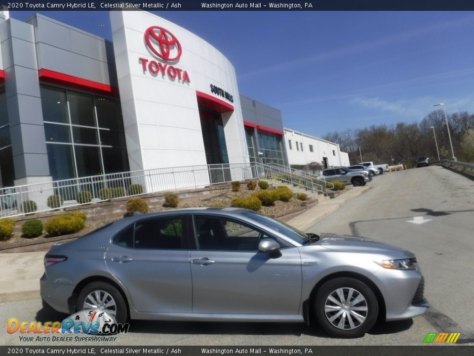 2020 Toyota Camry Hybrid LE Celestial Silver Metallic / Ash Photo #2