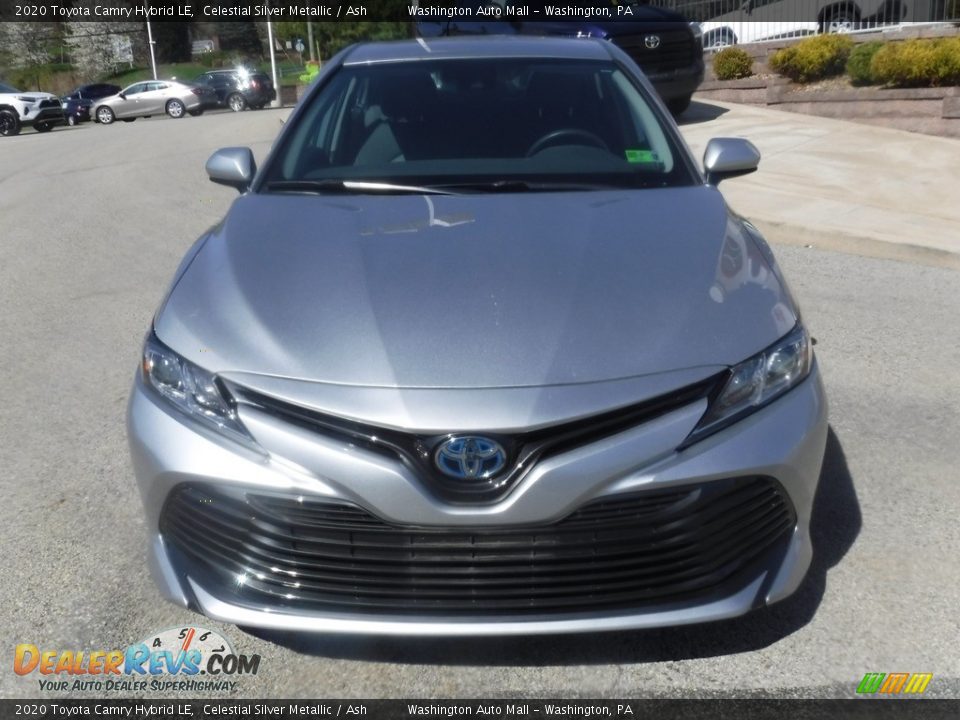 2020 Toyota Camry Hybrid LE Celestial Silver Metallic / Ash Photo #11