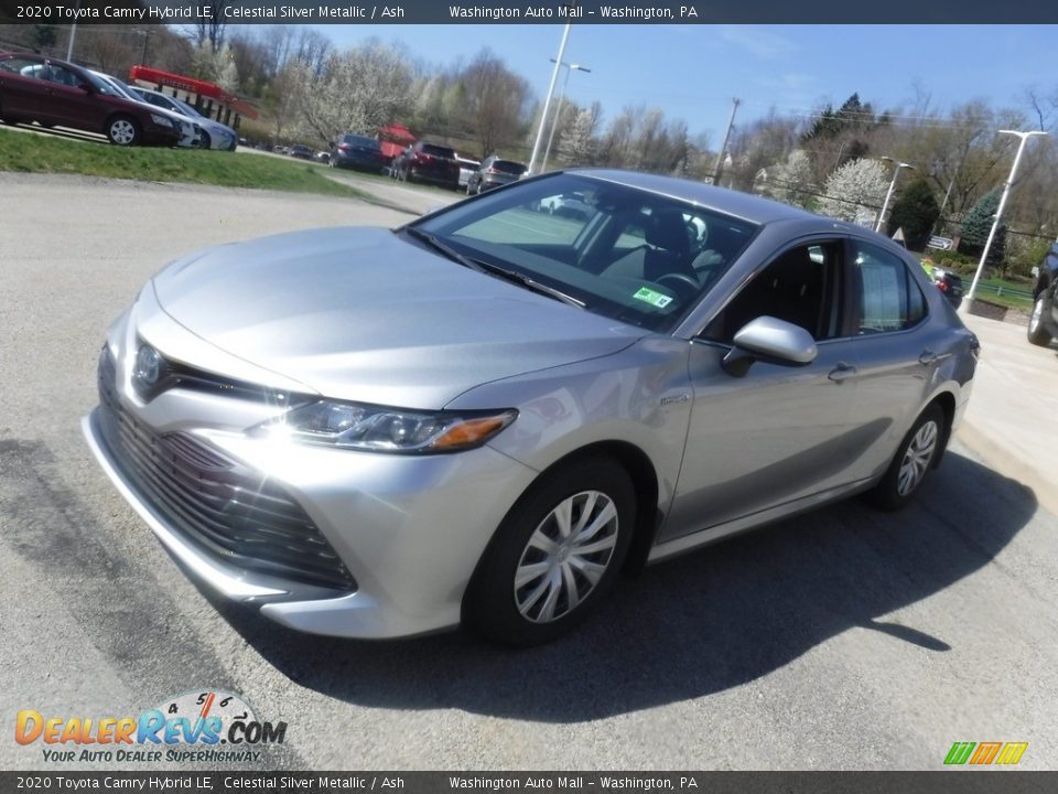 2020 Toyota Camry Hybrid LE Celestial Silver Metallic / Ash Photo #12