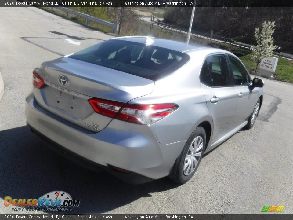 2020 Toyota Camry Hybrid LE Celestial Silver Metallic / Ash Photo #16