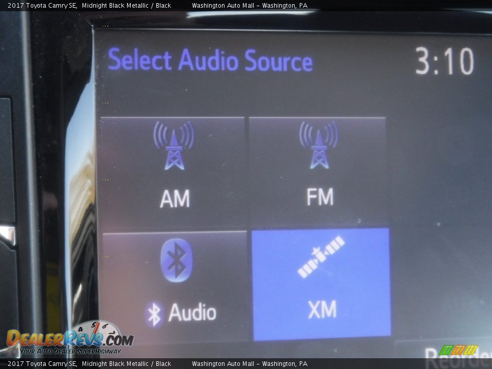 2017 Toyota Camry SE Midnight Black Metallic / Black Photo #24