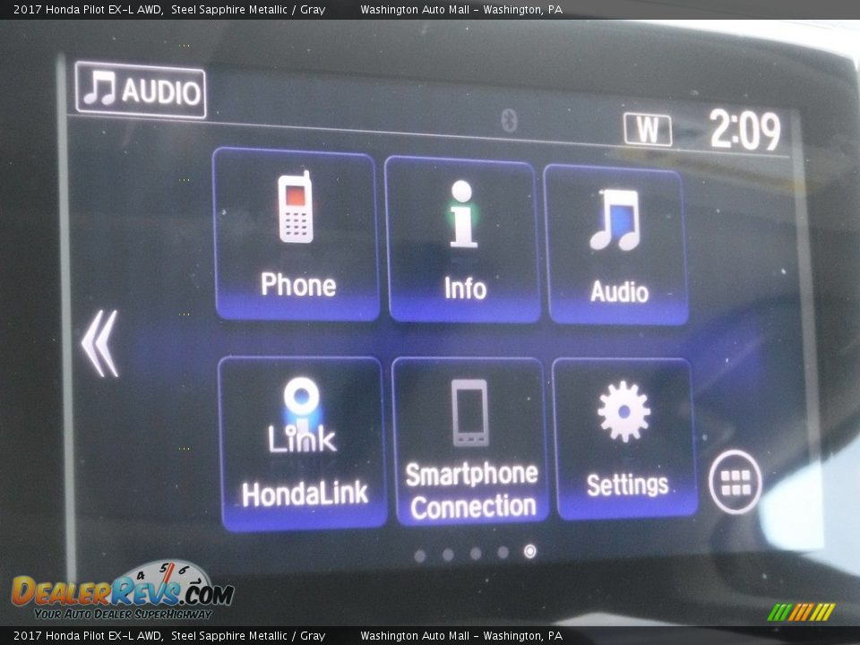 2017 Honda Pilot EX-L AWD Steel Sapphire Metallic / Gray Photo #22