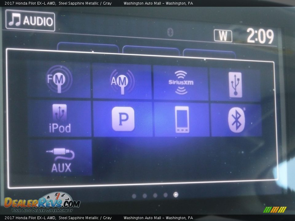 2017 Honda Pilot EX-L AWD Steel Sapphire Metallic / Gray Photo #23
