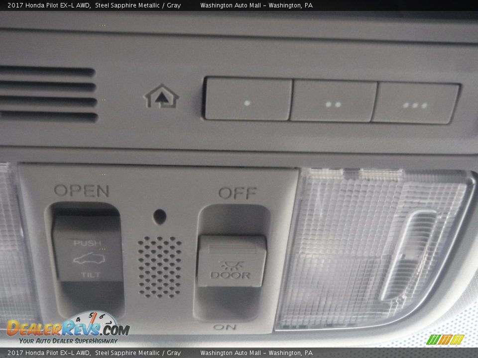 2017 Honda Pilot EX-L AWD Steel Sapphire Metallic / Gray Photo #25