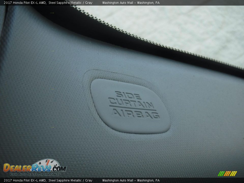 2017 Honda Pilot EX-L AWD Steel Sapphire Metallic / Gray Photo #29