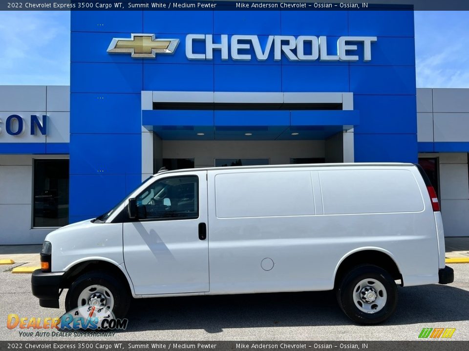 2022 Chevrolet Express 3500 Cargo WT Summit White / Medium Pewter Photo #1