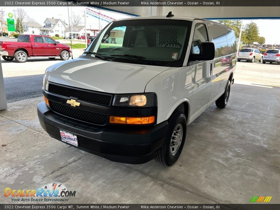 2022 Chevrolet Express 3500 Cargo WT Summit White / Medium Pewter Photo #2