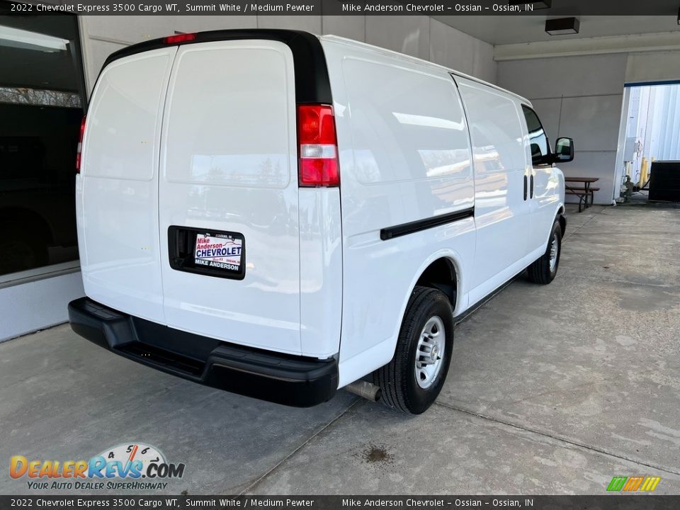 2022 Chevrolet Express 3500 Cargo WT Summit White / Medium Pewter Photo #7