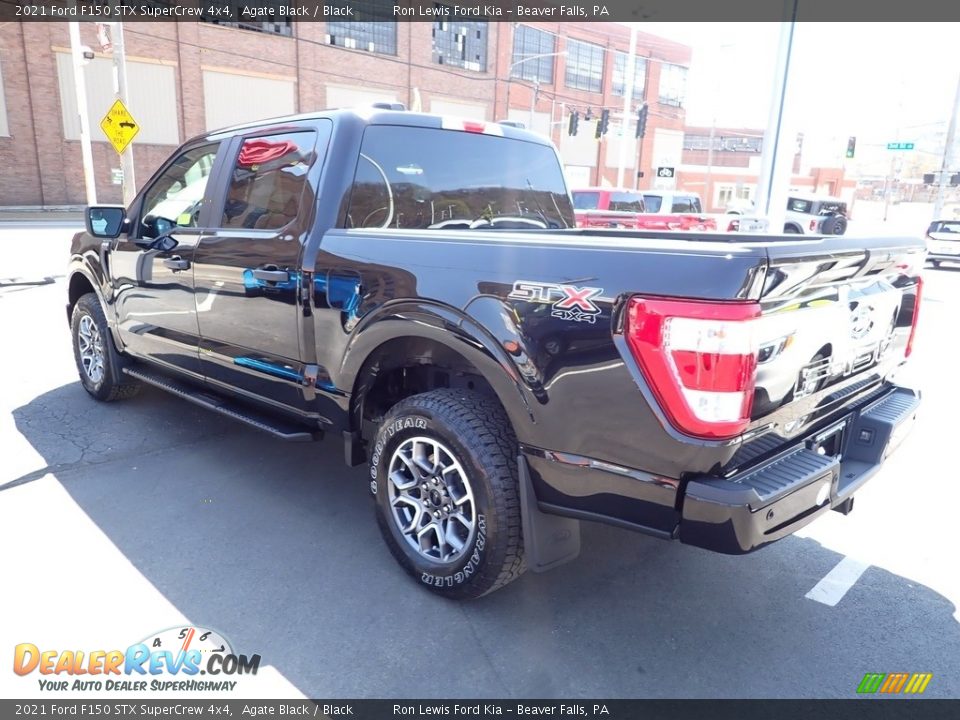 2021 Ford F150 STX SuperCrew 4x4 Agate Black / Black Photo #6